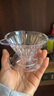 泰摩 冰瞳手冲咖啡滤杯 V60通用咖啡过滤器 滴滤咖啡过滤杯 标准版00号便携款【透明滤杯】 实拍图