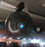 速卖迪车载风扇24伏大货车专用摇头电风扇12v汽车大风力11寸摇头电扇 黑色11寸强风款双电机24v货车 实拍图