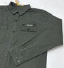 JEEP吉普衬衫男秋冬季长袖衬衣男士工装外套宽松休闲衣服男装 军绿4XL 实拍图
