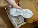 耐克NIKE女跑步鞋QUEST5 运动鞋DD9291-100白灰36.5 实拍图