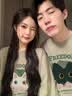 love legend情侣装夏季短袖t恤套装一男一女2024新款网红半袖上衣服学生定制 （猫咪）男灰绿+女灰绿 M 男+S女 实拍图