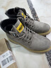 海澜之家HLA马丁靴男高帮男鞋户外大黄靴工装鞋子男HAAGZM4DAZ413 灰色41 实拍图