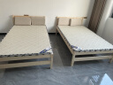 意米之恋实木床双人床软包卧室简约单人床实木床1.2m*2m*40cm高满铺RB-004 实拍图