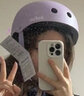 酷峰（kufun）轮滑护具全套头盔套装防护溜冰滑板滑雪陆冲板骑行成人儿童男女 7件套 紫色护具+头盔 L适合115至155斤 实拍图