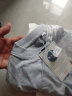 NASA GISS重磅260g纯棉短袖t恤男纯色圆领厚实不透纯白打底衫男女体恤上衣 麻灰 M体重110-130斤 实拍图