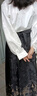翊尚美马面裙女全套新中式汉服成人女礼服小个夏季2025新款中国风连衣裙 黑色【织金马面裙+白色上衣】 XL 【适合130-145斤】 实拍图