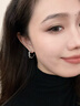 Arsis曦海波光月影耳钉女法式原创时尚简约耳钉送女友礼物 波光月影耳钉 实拍图