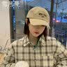 雪茜曼棒球帽男弯檐显脸小女士美式复古潮人情侣咖啡色大码鸭舌帽子女 实拍图