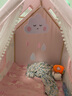 小斑鸠（little dove）礼盒款儿童帐篷室内大号游戏屋玩具 独角兽(配套垫+实木杆+凉席) 实拍图