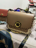 蔻驰（COACH）【礼物】奥莱女士女包经典标志老花铆钉MADISON 19号斜挎包单肩 V5/棕黄色 灰褐色 混合色 实拍图