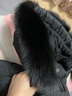 雅鹿雅鹿羽绒服女新款冬季60岁奶奶外套狐狸毛领脱卸帽XWJ 黑色 4XL 185（建议145-160斤） 实拍图