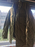 鸭鸭新款衬衫羽绒服男短款翻领2024冬季新款轻薄便携保暖外套上衣Y 2370军绿色 170/88A(M) 实拍图