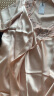 上海故事仿 真丝睡衣女士吊带睡裙性感睡袍家居服 8008# 米色(两件套)均码 晒单实拍图