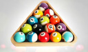 健伦台球桌球黑8台球子水晶球美式十六彩大号桌球树脂球57.2mmJL-TQ01 晒单实拍图