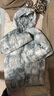 雪中飞童装儿童轻薄羽绒服男童新款中大童女童薄款外套冬 抽象灰白 170 实拍图
