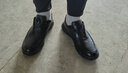 沙驰（SATCHI）男鞋新品时尚旋转扣休闲板鞋男牛皮舒适防滑耐磨一脚蹬商务皮鞋男 黑色-X20462092 43 比运动鞋偏大一码 实拍图