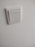 德力西（DELIXI）开关插座面板 CD812系列优雅白暗装墙壁工程建材86型电源插座面板 三孔16A 实拍图
