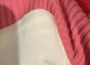 多妙屋女童毛衣儿童秋冬纯棉针织打底衫大童加绒厚毛线衣10899粉色150 实拍图