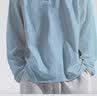 真维斯（Jeanswest）T恤男2026春夏新款纯棉简约纯色男士打底衫长袖T恤男蓝色L 实拍图