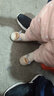 蒂乐宝宝地板鞋婴幼儿学步鞋室内防滑软底鞋子春秋四季季天男女童鞋袜 柔雾咖 18-24个月（鞋内长13.5cm） 实拍图