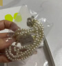 AJIDOU阿吉豆山茶花系列复古风优雅双层珍珠项链 米白色 长32cm延长链3.8cm花卉直径1.7 晒单实拍图