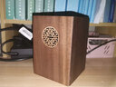 时光林胡桃木轻奢高级感笔筒中式领导办公室桌面摆件书房木质笔筒收纳盒 黑胡桃木【笔筒01】（高档礼盒） 实拍图
