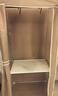 瑜品佳简易衣柜布衣柜防尘出租房用单人宿舍卧室家用挂衣钢管 咖啡色侧拉款 实拍图