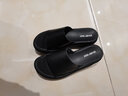 ZHR拖鞋女牛皮帮面厚底增高凉拖外穿气质一字拖女轻便百搭ES73黑色38 实拍图