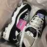 斯凯奇（Skechers）女鞋夏季小白鞋蕾丝休闲运动熊猫鞋黑色增高厚底老爹鞋11959 黑色/白色/BKW 39.5 尺码偏大，建议选小半码 实拍图