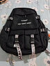 日系韩国ins风大容量书包男女高中学生韩版原宿学院风简约休闲初中生校园背包港风大学生男生双肩包电脑包 黑色+小鸭【关注的店铺带勋章】 实拍图