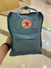 FJALLRAVEN北极狐双肩包kanken男女户外大容量书包电脑包运动旅行背包23510 631-241叶绿/桃沙色 16L【可容纳14寸笔记本电脑】 实拍图