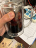 富光双层玻璃杯商务泡茶杯子 大容量男女耐热办公水杯过滤水杯带把 实拍图
