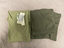 红豆情侣全棉睡衣简约休闲风短袖家居服套装可外穿 军旅绿 3XL 185/104A 实拍图