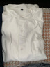 MUJI 男式 新疆棉 法兰绒 立领衬衫 19AC775 白色 L 实拍图