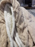 九洲鹿加厚塔芙绒毛毯 保暖加绒仿羊羔绒200*230cm冬季午睡毯沙发盖毯子 实拍图