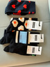 Happy Socks女男春夏款情侣纯色黑色穿搭袜子运动中筒袜 黑色绿 1双 M 36-40 实拍图
