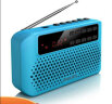 飞利浦 （PHILIPS） SBM120插卡音箱 FM老人收音机便携小音响  音乐MP3外响播放器 蓝色（16G歌曲卡套餐） 实拍图