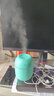 贝壳莫克加湿器卧室静音家用办公室桌面香薰机迷你小型车载宿舍床头空调房喷雾婴儿孕妇大容量空气加湿器 迷你插电【薄荷绿】大雾量220ML 实拍图