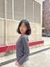 【秋冬爆款】打底衫女修身显瘦百搭上衣t恤莫代尔长袖 灰蓝色 M（建议85-100斤） 实拍图