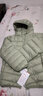 鸭鸭（YAYA）佟丽娅同款秋冬轻薄羽绒服女冬装短款鸭绒轻型薄款女士保暖外套K 抹茶绿 3XL (180) 实拍图