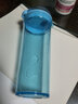 特百惠（Tupperware）水杯400ml晶彩茶韵随手杯学生运动防漏塑料杯车载便携杯子 400ml晴天蓝 实拍图