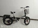 SANGPU折叠自行车成人超轻便携男女士通勤城市休闲单车20寸变速儿童学生 【免安装】变速减震-三刀轮-黑色 20英寸【适合身高：140-160cm】 实拍图