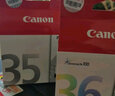 佳能原装佳能35/36（Canon）墨盒 适用于 iP100 ip110 TR150便携式打印墨盒 佳能CLI-36C彩色墨盒（约249页） 实拍图