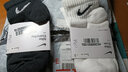 耐克（NIKE）男袜女袜 25新款训练透气短袜快干柔软休闲跑步健身运动nike袜子 SX7677-010/三双装 S/22-24厘米/34-38码 实拍图