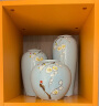 天喜瓷缘  景德镇创意新中式陶瓷花瓶客厅电视酒柜玄关家居装饰品插花摆件 梅花鸟三件套 实拍图
