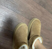天美意靴子女商场同款厚底短靴休闲保暖女雪地靴CNA41DD3 棕色 34 实拍图