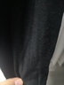 纤丝鸟棉氨秋衣秋裤套装男士圆领柔棉高弹透气吸汗 黑色2XL 实拍图