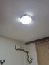 吸顶灯led卧室灯房间灯现代简约家用明亮大气客厅灯书房餐厅灯具 直径40CM单色白光36W 实拍图