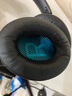 比博欧适用博士BOSE QuietComfort35耳机套qc35二代头戴式耳机海绵套耳套QC35II耳罩棉垫头梁垫耳机配件 【黑色一对+蓝色垫子】羊皮款 实拍图