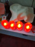 鸣欧（MINGOU）USB充电遥控红色LED电子蜡烛灯摇摆火苗酒吧餐厅婚庆酒店 红色USB充电7.5X10厘米 实拍图